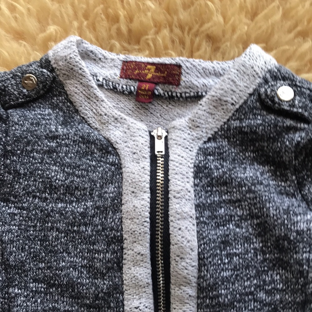 7 For All Mankind Boys Jacket Size 2T - Picture 3 of 9